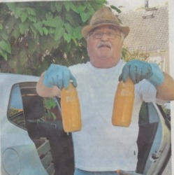 Mosterei Ketz&uuml;r wirft Presse an